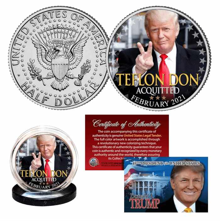 Teflon Don Acquitted Coin