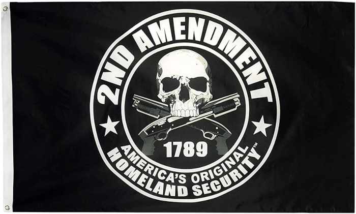 Second Amendment 2A Flag